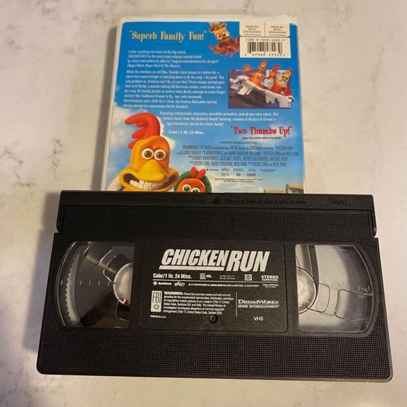 Chicken Run Vhs Tape Movie - Picture 2 of 2